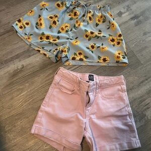 GAP Light Pink Women's High Waist Shorts